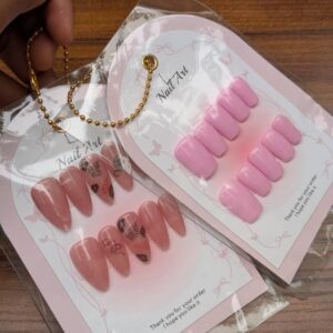 Soft Girl Pink & Nude Press-On Nails