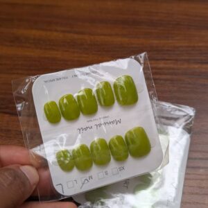 Olive Clean Girl Press-On Nails